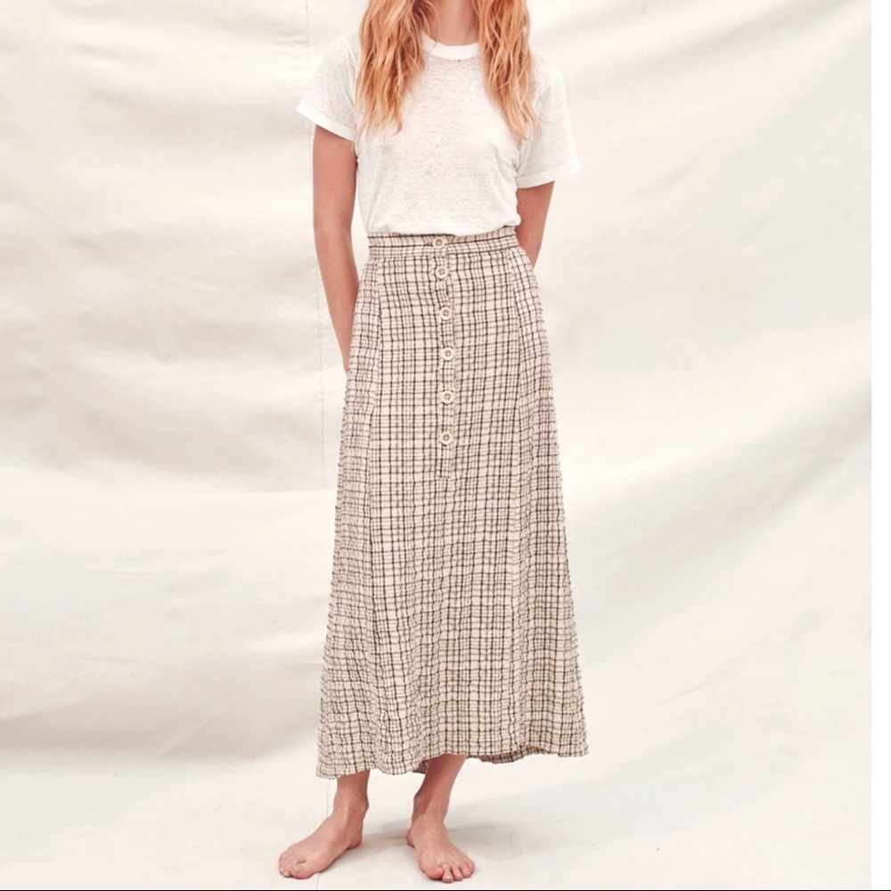 Christy Dawn “Ida Skirt”, Night Plaid